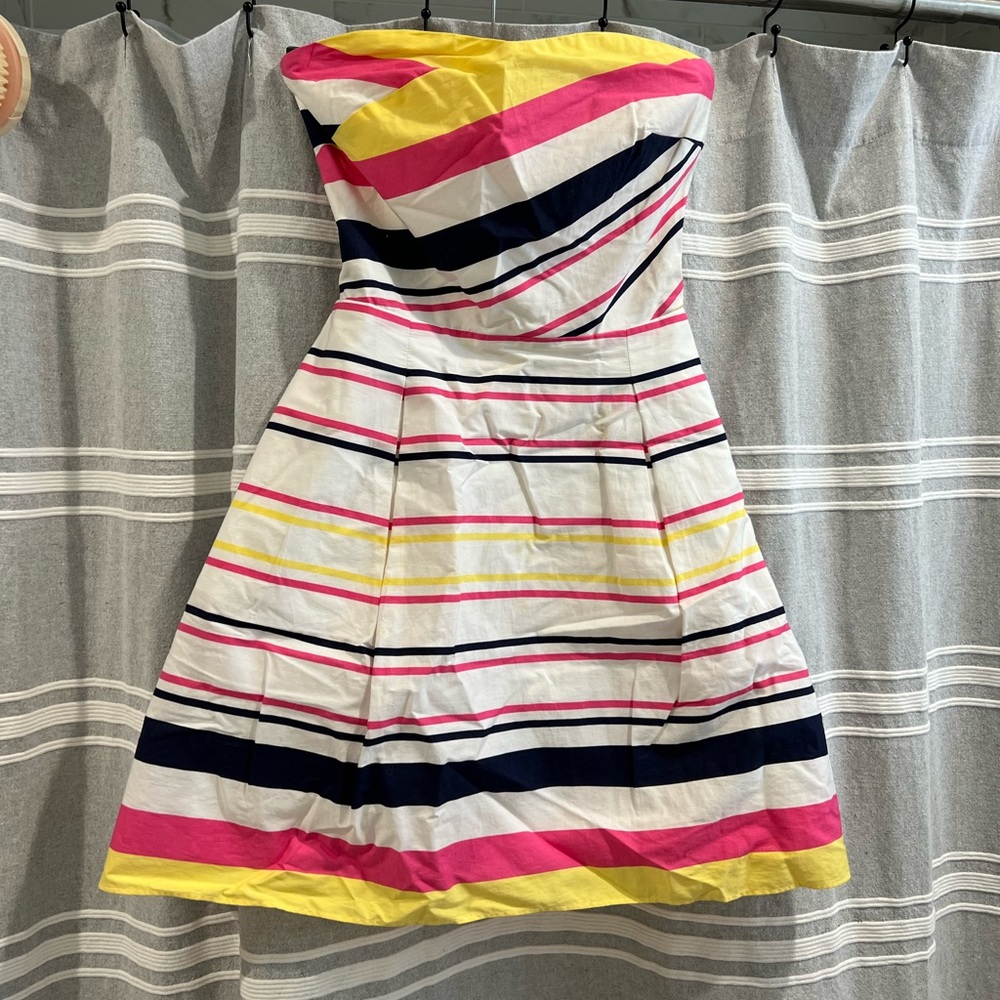 strapless Lilly striped sundress